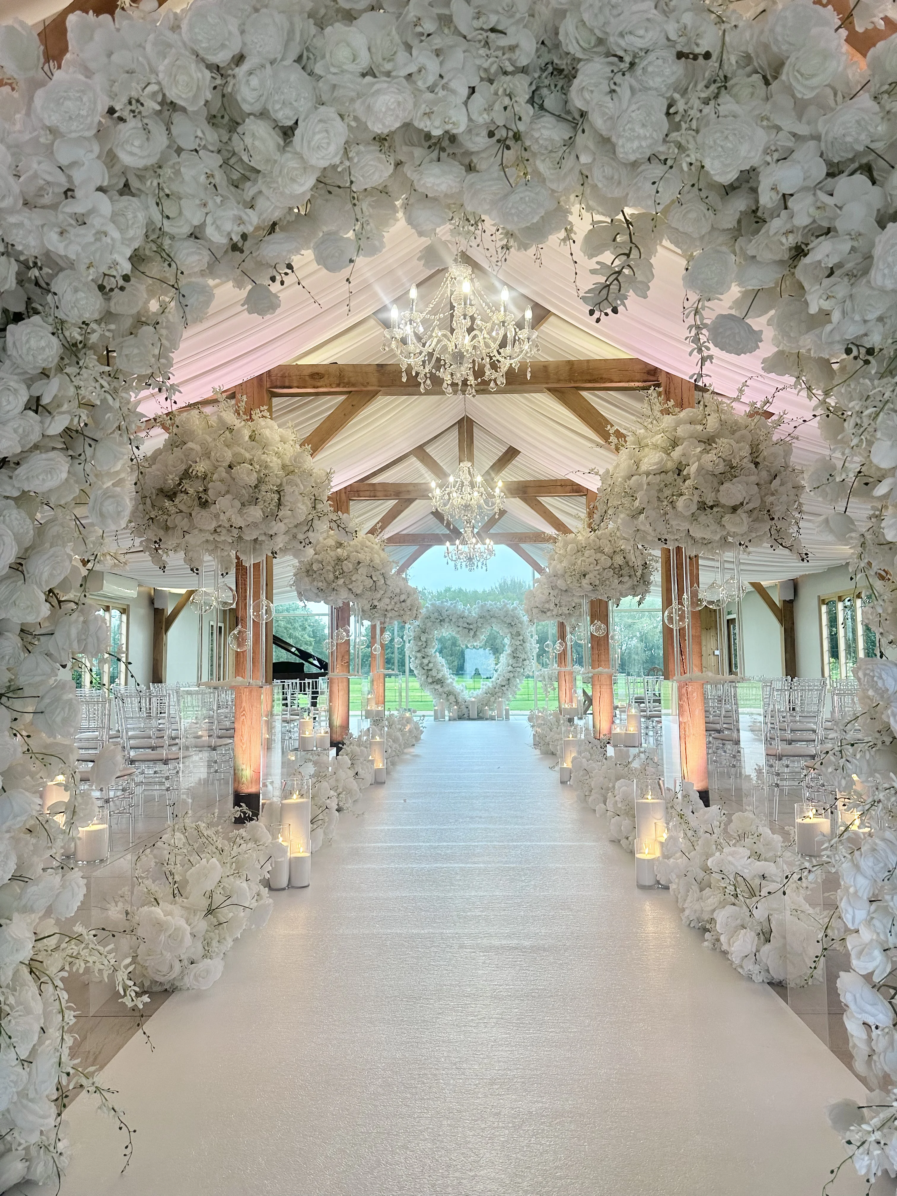 White flower arrangement